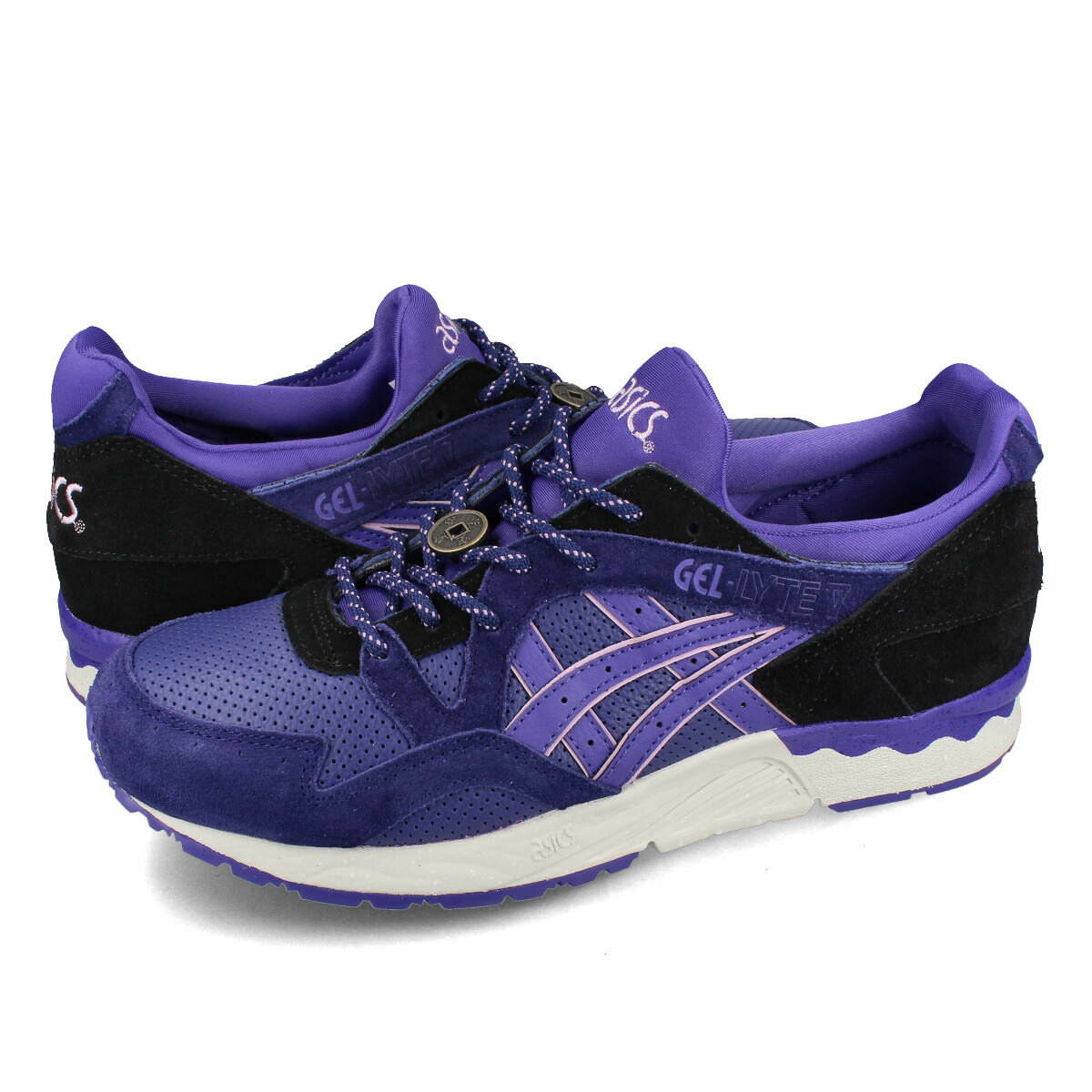 楽天SELECT SHOP LOWTEX【プライスダウン】 15時迄のご注文で即日発送可 ASICS SPORTSTYLE GEL-LYTE V アシックス スポーツスタイル ゲルライト 5 メンズ ローカット EGGPLANT/PALACE PURPLE パープル 1203a282-402