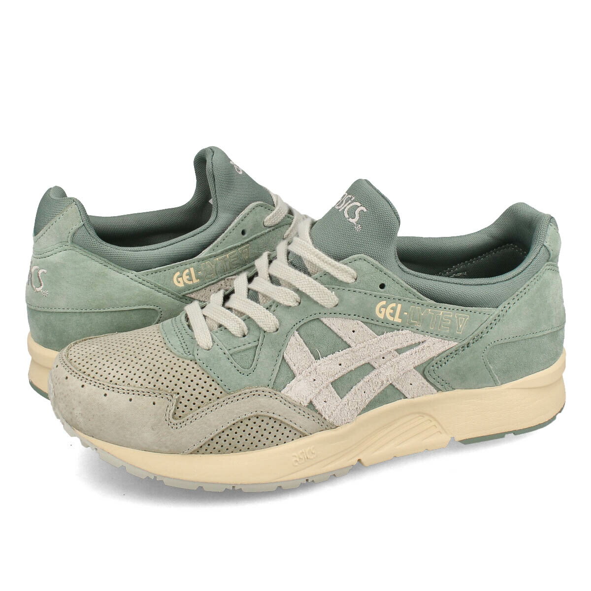 楽天SELECT SHOP LOWTEX15時迄のご注文で即日発送可 ASICS SPORTSTYLE GEL-LYTE V アシックス スポーツスタイル ゲルライト ファイブ メンズ レディース スニーカー ローカット WHITE SAGE/SLATE GREY ホワイト 1203A379-021