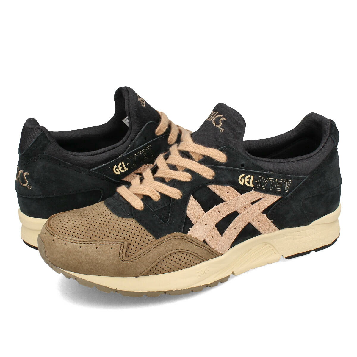 楽天SELECT SHOP LOWTEX15時迄のご注文で即日発送可 ASICS SPORTSTYLE GEL-LYTE V アシックス スポーツスタイル ゲルライト ファイブ メンズ レディース スニーカー ローカット PEPPER/BLACK ブラウン 1203A379-201