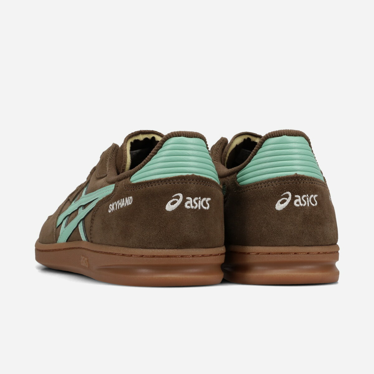 【1月29日(木)発売】 ASICS SPORTSTYLE SKYHAND OG アシックス スポーツスタイル スカイハンド OG メンズ レディース スニーカー ローカット BROWN STORM/ICE GREEN ブラウン 1203A452-202