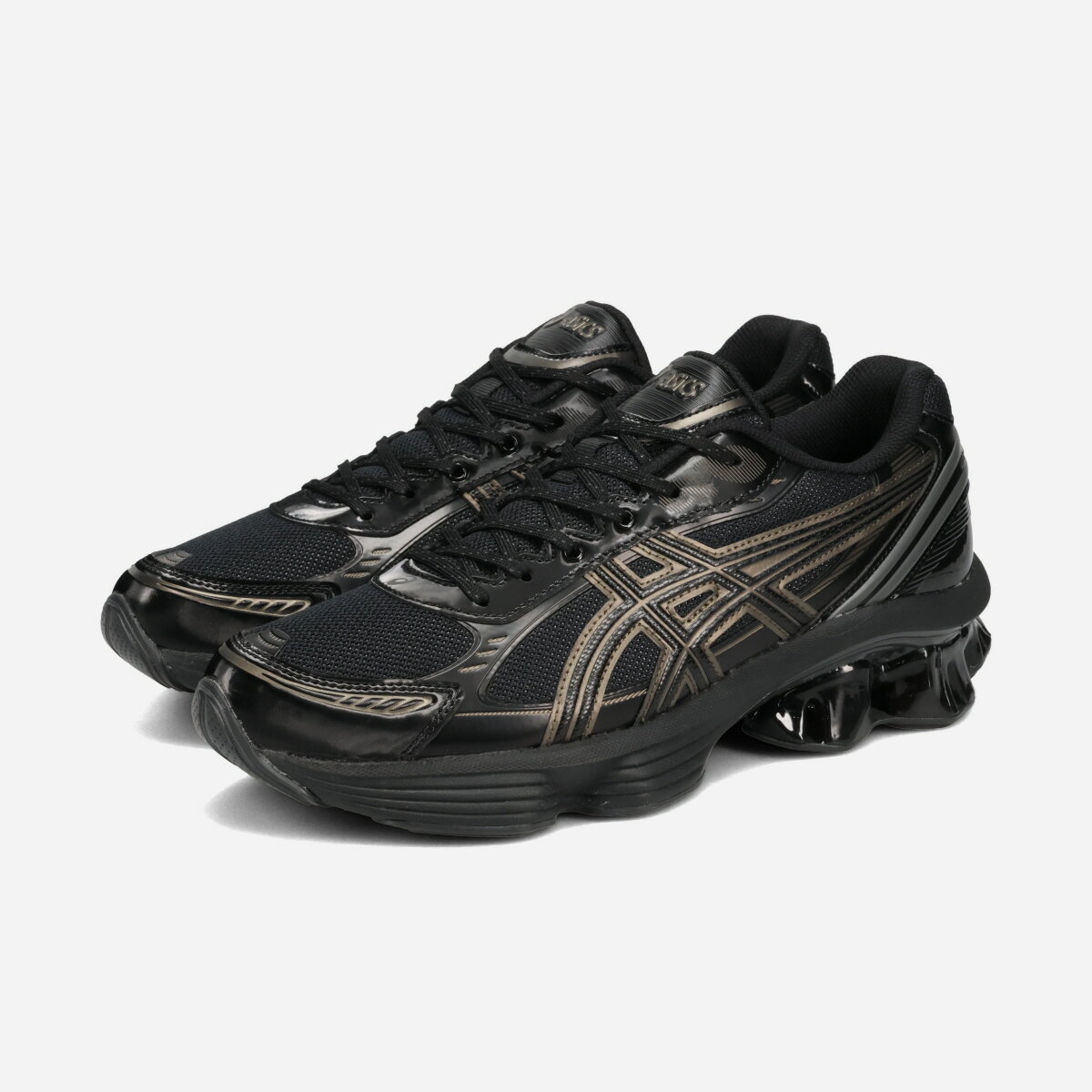ASICS SPORTSTYLE GEL-KINETIC FLUENT アシックス スポーツスタイル ゲル キネティック フルエント メンズ レディース スニーカー ローカット BLACK/GRAPHITE GREY ブラック 1203A591-003