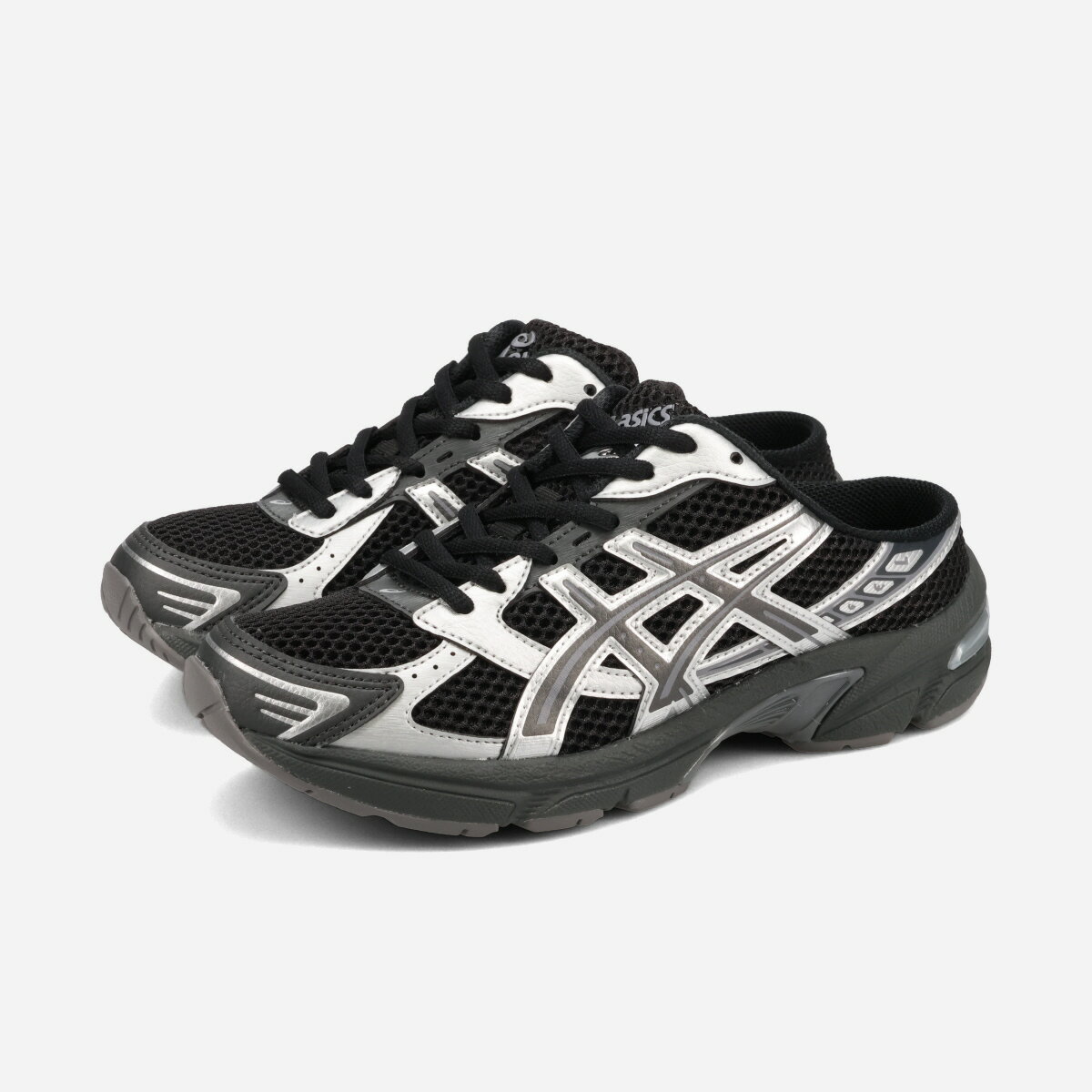 乐天商城 - 【6月19日(金)発売】 ASICS SPORTSTYLE GEL-1130 MULE アシックス スポーツスタイル GEL-1130 ミュール メンズ レディース スニーカー ローカット BLACK/GRAPHITE GREY ブラック 1203B048-001