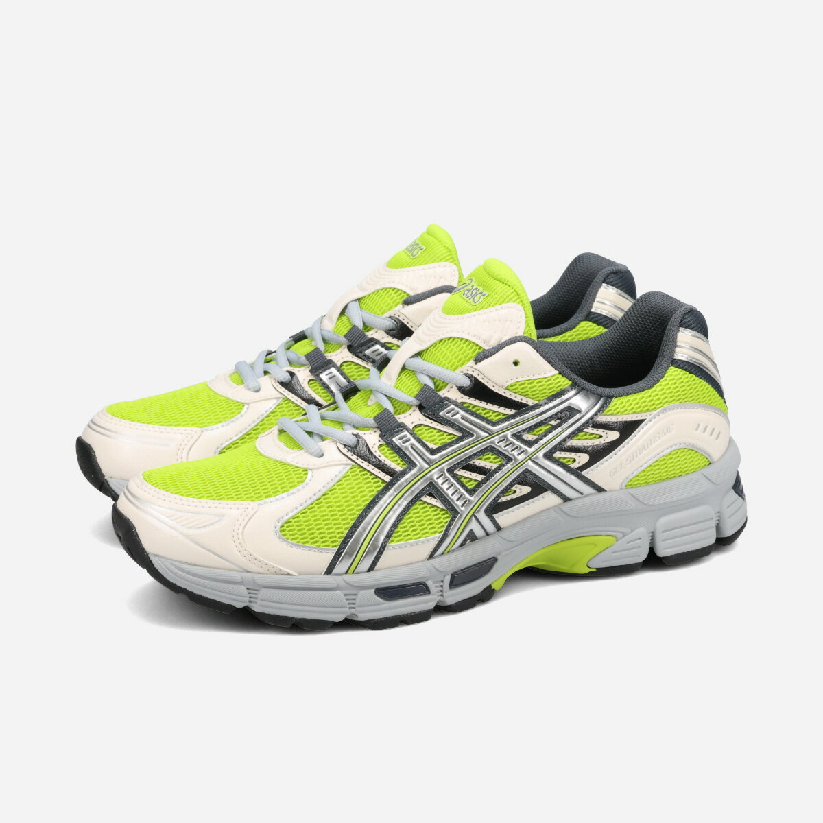 ASICS SPORTSTYLE GEL-STRATUS MC アシックス スポーツスタイル ゲル ストラタス MC メンズ スニーカー ローカット LIME ZEST/PURE SILVER イエロー 1203B219-300