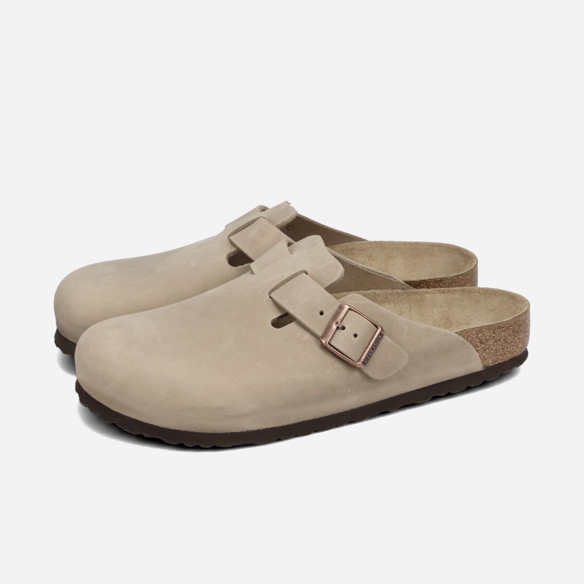 Rakuten - BIRKENSTOCK BOSTON OILED LEATHER -REGULAR- ビルケンシュトック ボストン オイルドレザー レギュラーフィット メンズ サンダル TABACCO BROWN ベージュ BKS-960811