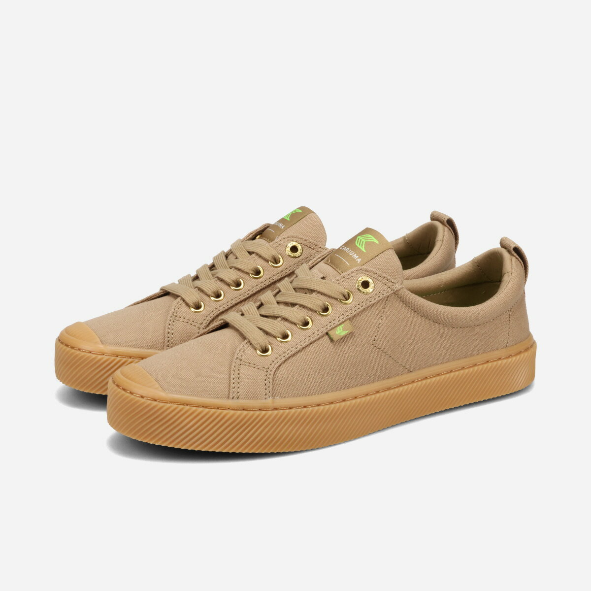 Rakuten - 【20%OFF】 CARIUMA OCA LOW CANVAS カリウマ オカ ロー キャンバス メンズ レディース スニーカー ローカット GUM BURNT SAND カーキグリーン 100103N18