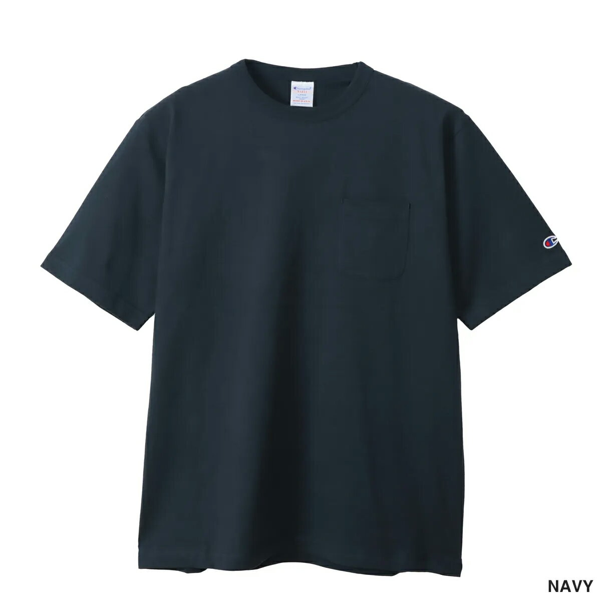 楽天市場】champion チャンピオン t1011 us ヘビーウエイト ポケット t