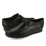 15Τʸ¨ȯ CLARKS WALLABEE 顼 ӡ  奢 塼 ⥫ BLACK LEATHER ֥å 쥶 26155514