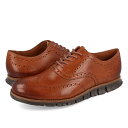 15̂ő COLE HAAN ZEROGRAND WINGTIP OXFORD R[n[ [Oh EBO`bv IbNXtH[h BRITISH TAN LEATHER/JAVA C29411