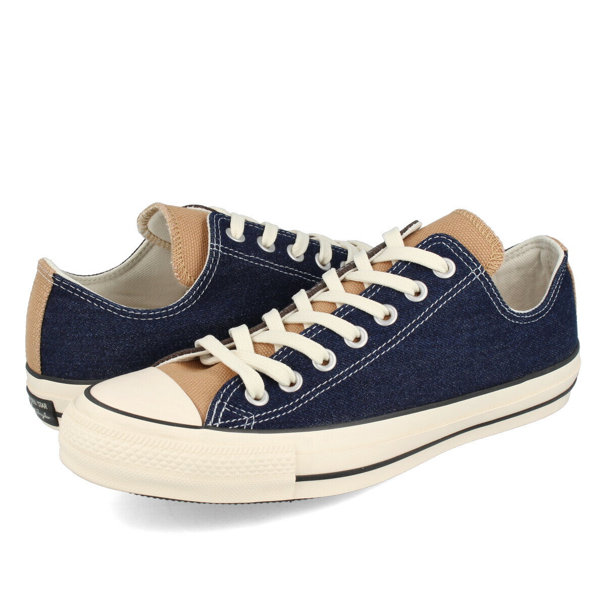 【毎日がお得！値下げプライス】CONVERSE ALL STAR 100 WORKCLOTH CC OX コンバース オールスター 100 ワーククロス CC OX CHARCOAL/BEIGE/NAVY 1SC723 31305290