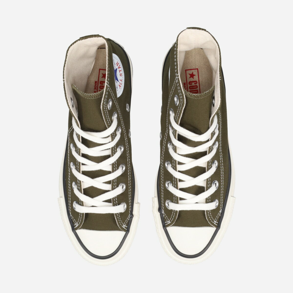 【プライスダウン】 CONVERSE CANVAS ALL STAR J HI 【MADE IN JAPAN】【日本製】 コンバース キャンバス オールスター J HI KHAKI 31305890