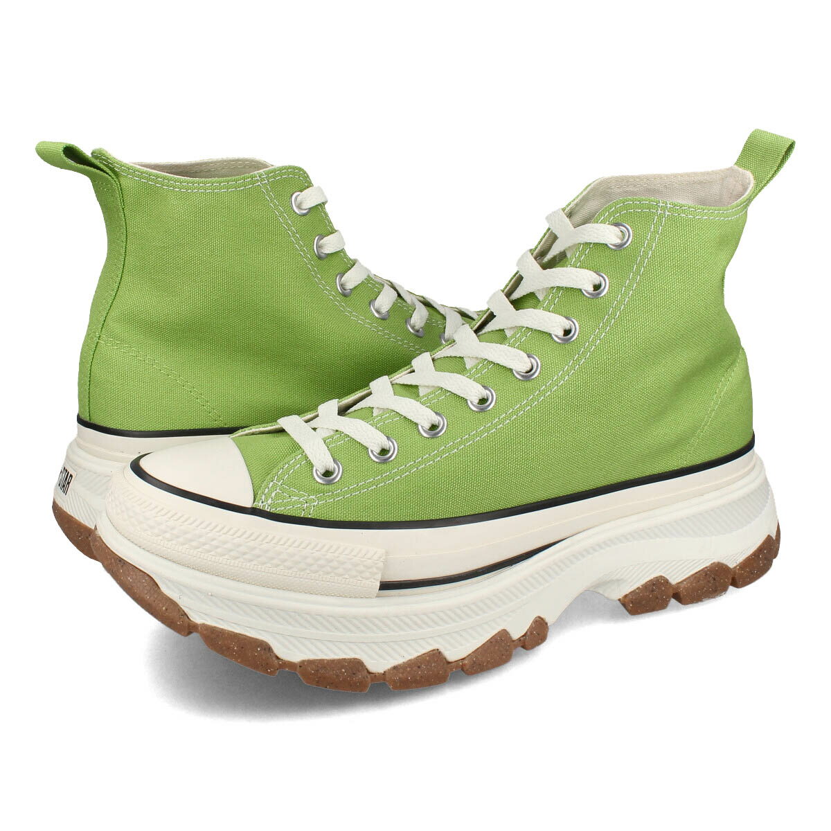 15時迄のご注文で即日発送可 CONVERSE ALL STAR (R) TREKWAVE HI コンバース オールスター (R) トレックウエーブ HI メンズ レディース スニーカー ハイカット LIGHT GREEN グリーン 31311911