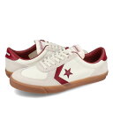 15̂ő CONVERSE CHECKPOINT SK OX Ro[X `FbN|Cg SK OX Y fB[X Xj[J[ [Jbg WHITE/BURGUNDY zCg 34201671