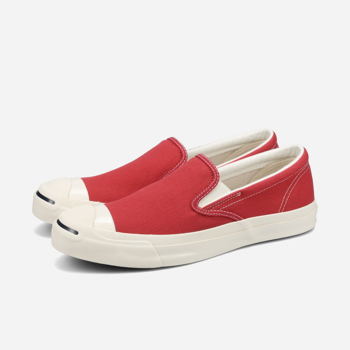 【6月30日(火)発売】 CONVERSE JACK PURCELL CL SLIP-ON コンバース ジャックパーセル CL スリッポン メンズ レディース スニーカー ローカット RED レッド 33301521