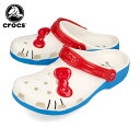 15時迄のご注文で即日発送可 CROCS HELLO KITTY IAM CLASSIC CLOG クロックス ハローキティ アイアム クラシック クロッグ レディース サンダル WHITE ホワイト 209438-100