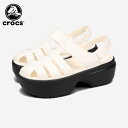 15時迄のご注文で即日発送可 CROCS STOMP FISHERMAN SANDAL クロックス ストンプ フィッシャーマン サンダル メンズ レディース サンダル CHALK ホワイト 209938-0WV