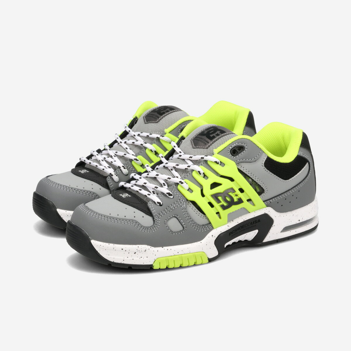 DC SHOES AT-2 ディーシー シューズ エーティー・ツー メンズ スニーカー ローカット GREY/LIME グレー DM261002-025