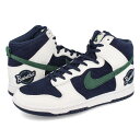 15時迄のご注文で即日発送可 NIKE DUNK HI EMB ナイキ ダンク ハイ EMB WHITE/MIDNIGHT NAVY/GREEN/VOLT dh0953-400