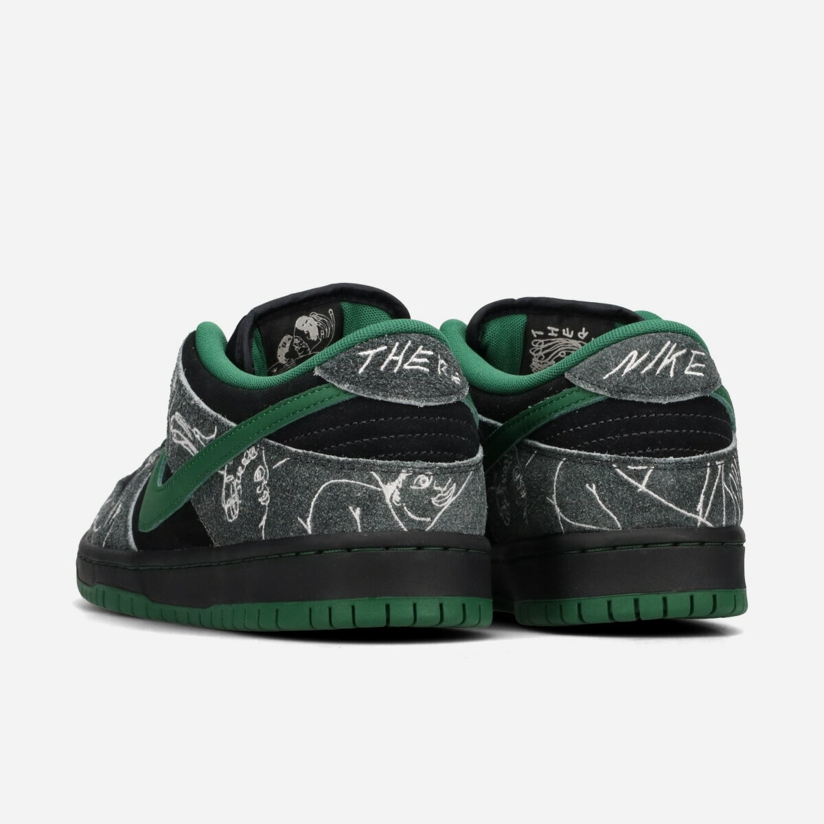 NIKE SB DUNK LOW PRO × THERE SKATEBOARDS ナイキ SB ダンク ロー プロ × ゼア スケートボード メンズ スニーカー ローカット BLACK/GORGE GREEN/SUMMIT WHITE ブラック HF7743-001