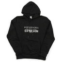 【プライスダウン】 15時迄のご注文で即日発送可 EXPANSION I JUSWANNA CHILL HOODIE エクスパンション アイ ジャスワナ チル フーディ BLACK EX02HB