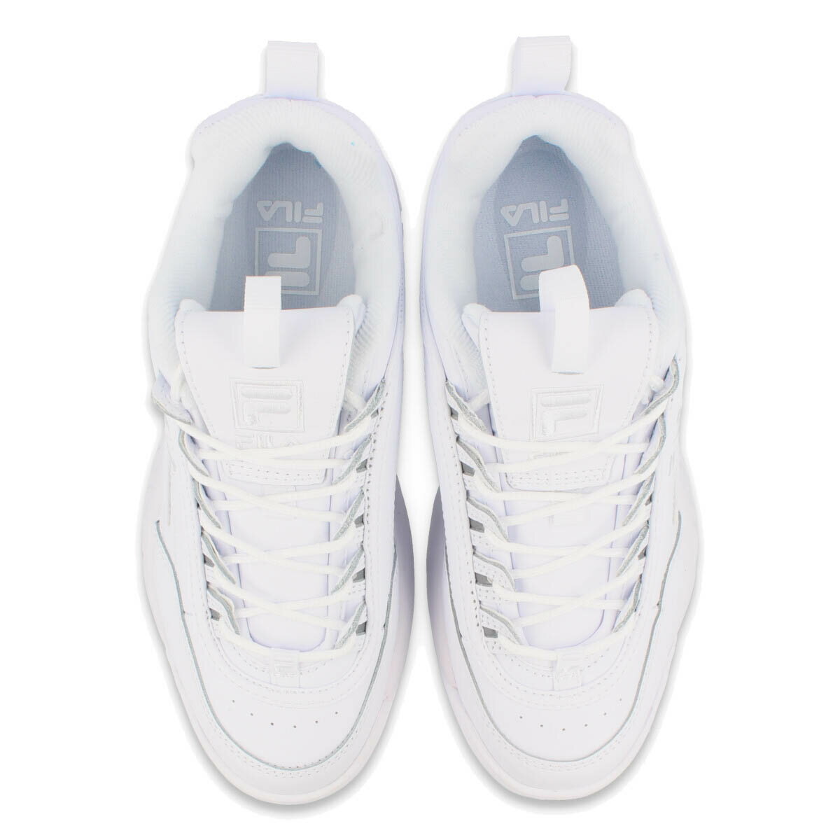 FILA DISRUPTOR II PREMIUM フィラ ディスラプター 2 プレミアム レディース スニーカー 厚底 WHITE/WHITE ホワイト 白 5VF80170P 100