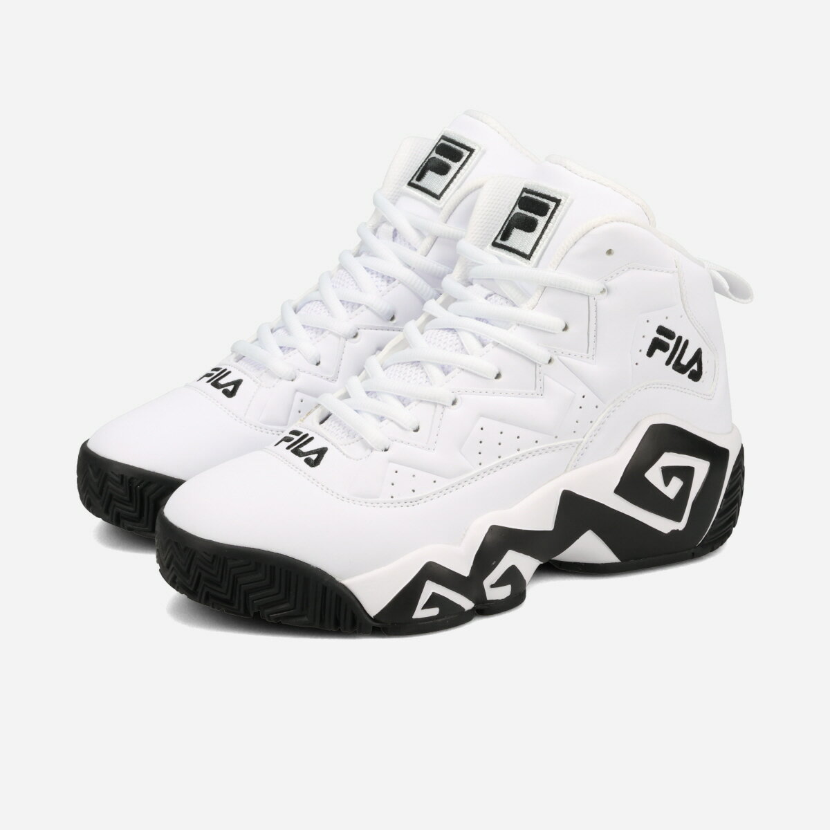 【ブラックフライデー】 FILA MB MASHBURN フィラ MB マッシュバーン WHITE フィラスニーカー メンズ レディース ユニセックス バスケット シューズ バッシュ ハイカット ホワイト 白 BE:FIRST着用 定番モデル FHE102 005
