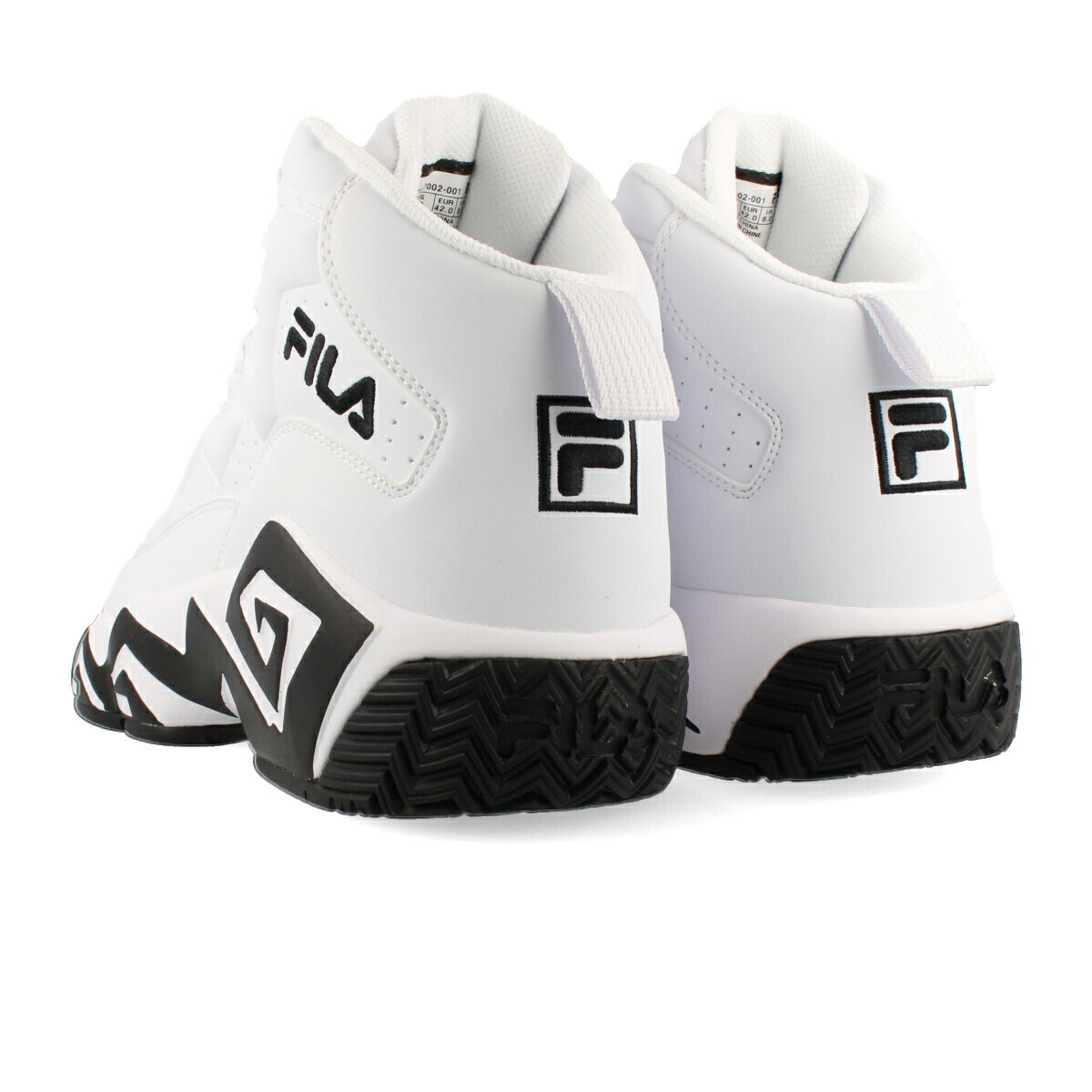 FILA MB MASHBURN フィラ MB マッシュバーン WHITE フィラスニーカー メンズ レディース ユニセックス バスケット シューズ バッシュ ハイカット ホワイト 白 定番モデル FHE102 005