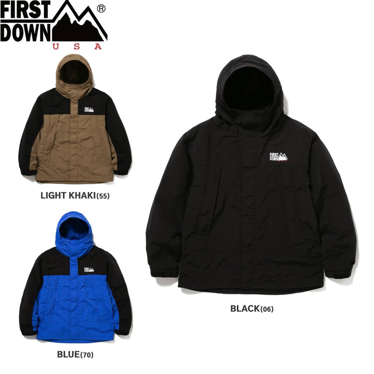 15時迄のご注文で即日発送可 FIRST DOWN MOTOWN JACKET SUPPLEX NYLON ファーストダウン モータウン ジャケット サプレックス ナイロン F241001C