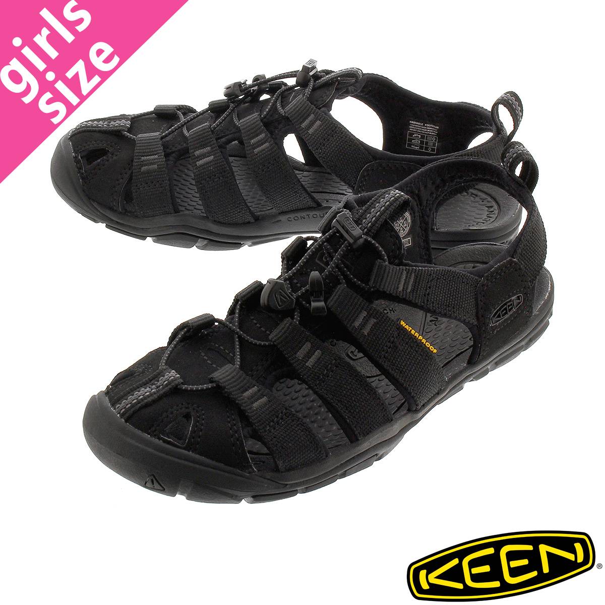 15時迄のご注文で即日発送可 KEEN WOMEN CLEARWATER CNX  キーン ウィメンズ クリアウォーター シーエヌエックス BLACK/BLACK 1020662