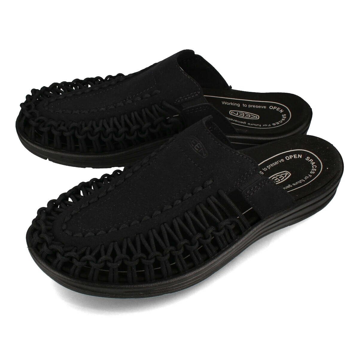 キーン サンダル メンズ 15時迄のご注文で即日発送可 KEEN MEN UNEEK II SLIDE 【メンズ】 キーン メン ユニーク 2 スライド BLACK/BLACK 1022371