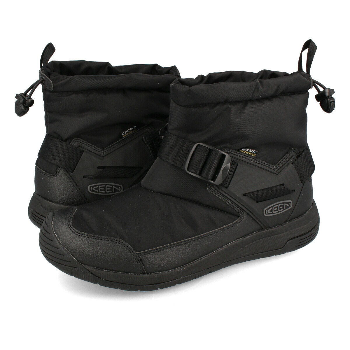 15Τʸ¨ȯ KEEN HOODROMEO WP ڥ󥺡  եåɥᥪ ץ롼 BLACK/BLACK