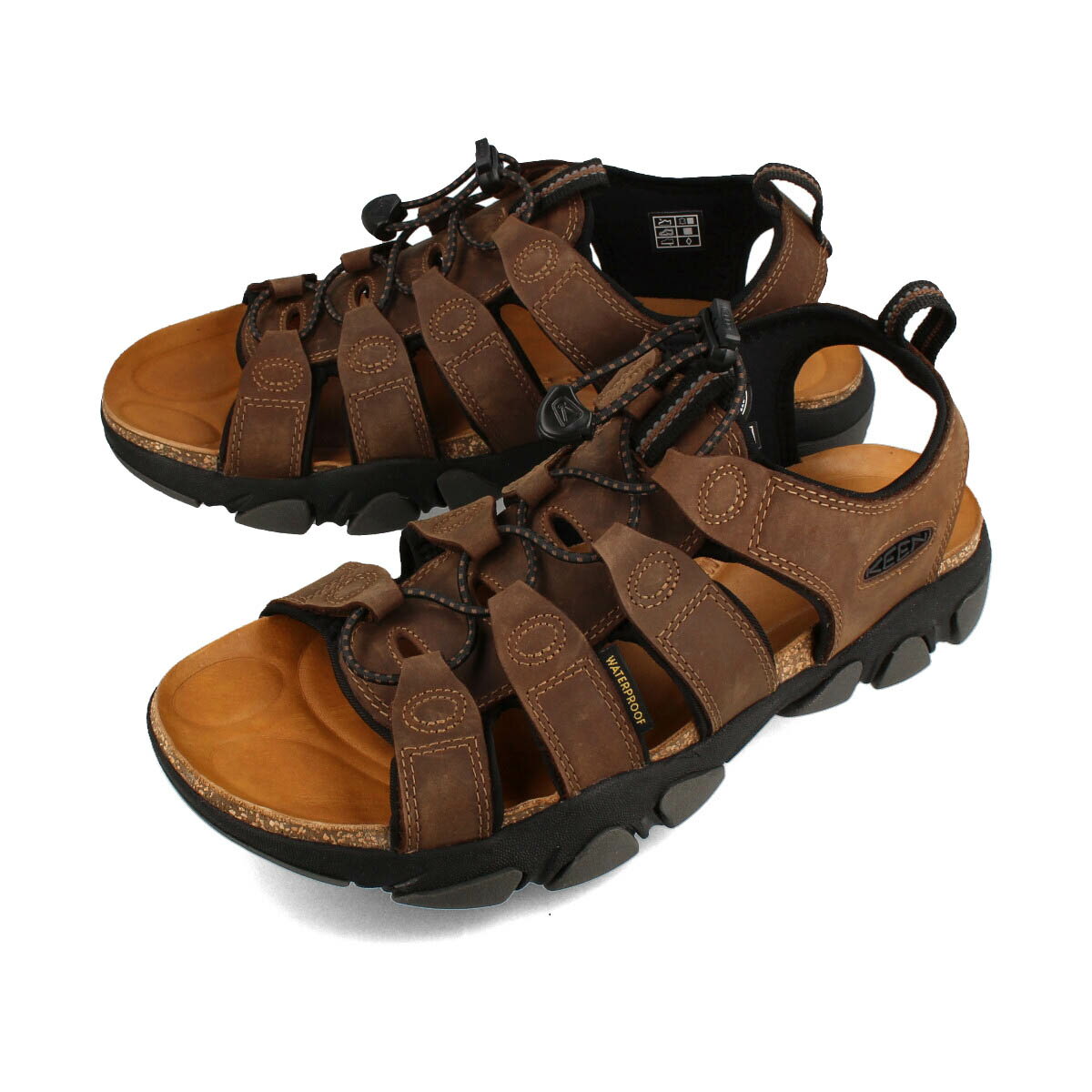 15時迄のご注文で即日発送可 KEEN MEN DAYTONA II SANDAL キーン デイトナ ツー サンダル メンズ サンダル BISON/BLACK ブラウン 1027340