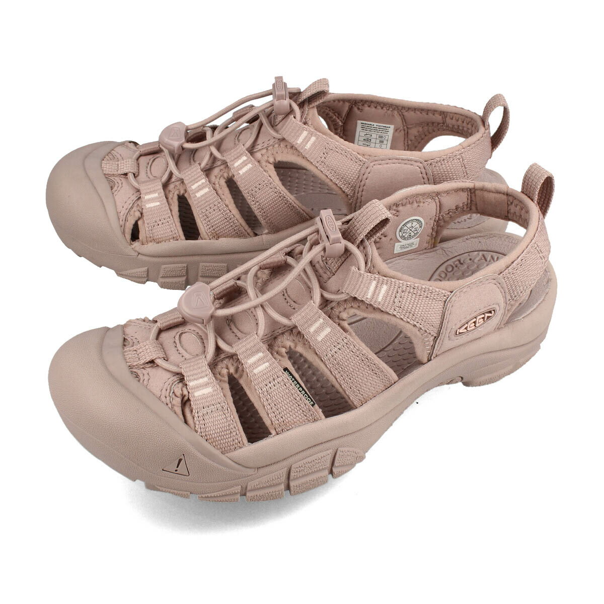 15時迄のご注文で即日発送可 KEEN WOMEN NEWPORT H2 キーン ニューポート エイチツー レディース サンダル MONOCHROME/FAWN ピンク 1027354