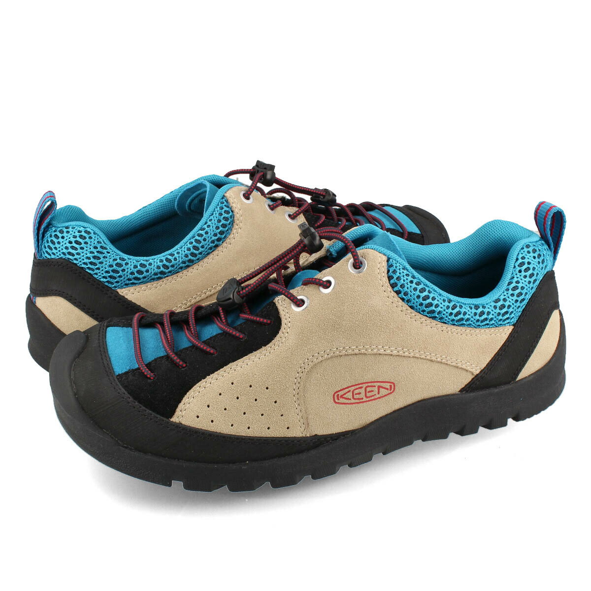 15時迄のご注文で即日発送可 KEEN MEN JASPER ROCKS SP キーン ジャスパー ロックス SP メンズ ローカット SAFARI/FJORD BLUE ベージュ 1027425