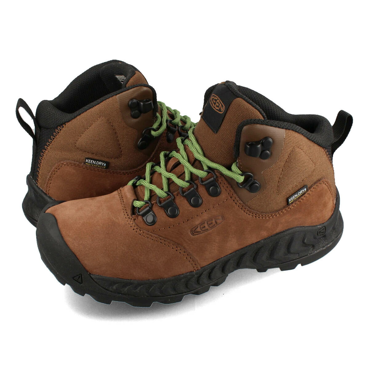 15時迄のご注文で即日発送可 KEEN WOMEN NXIS EXPLORER MID WP キーン ネクシス エクスプローラー ミッド ウォータープルーフ レディース ミッドカット BISON/CAMPSITE ブラウン 1027487