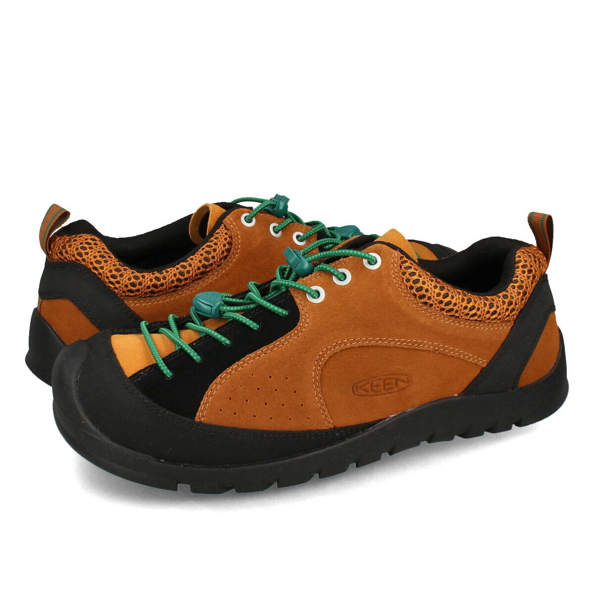 15時迄のご注文で即日発送可 KEEN JASPER ROCKS SP キーン ジャスパー ロックス エスピー メンズ スニーカー ローカット KEEN MAPLE/JOLLY GREEN ブラウン 1028860