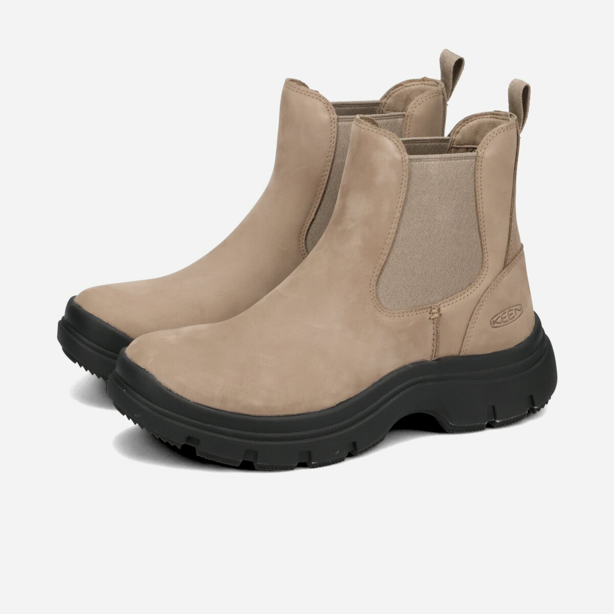 KEEN WOMEN KOSA CHELSEA キーン ウィメンズ コーサ チェルシー レディース ブーツ サイドゴア BRINDLE/BLACK ブラウン 1031149