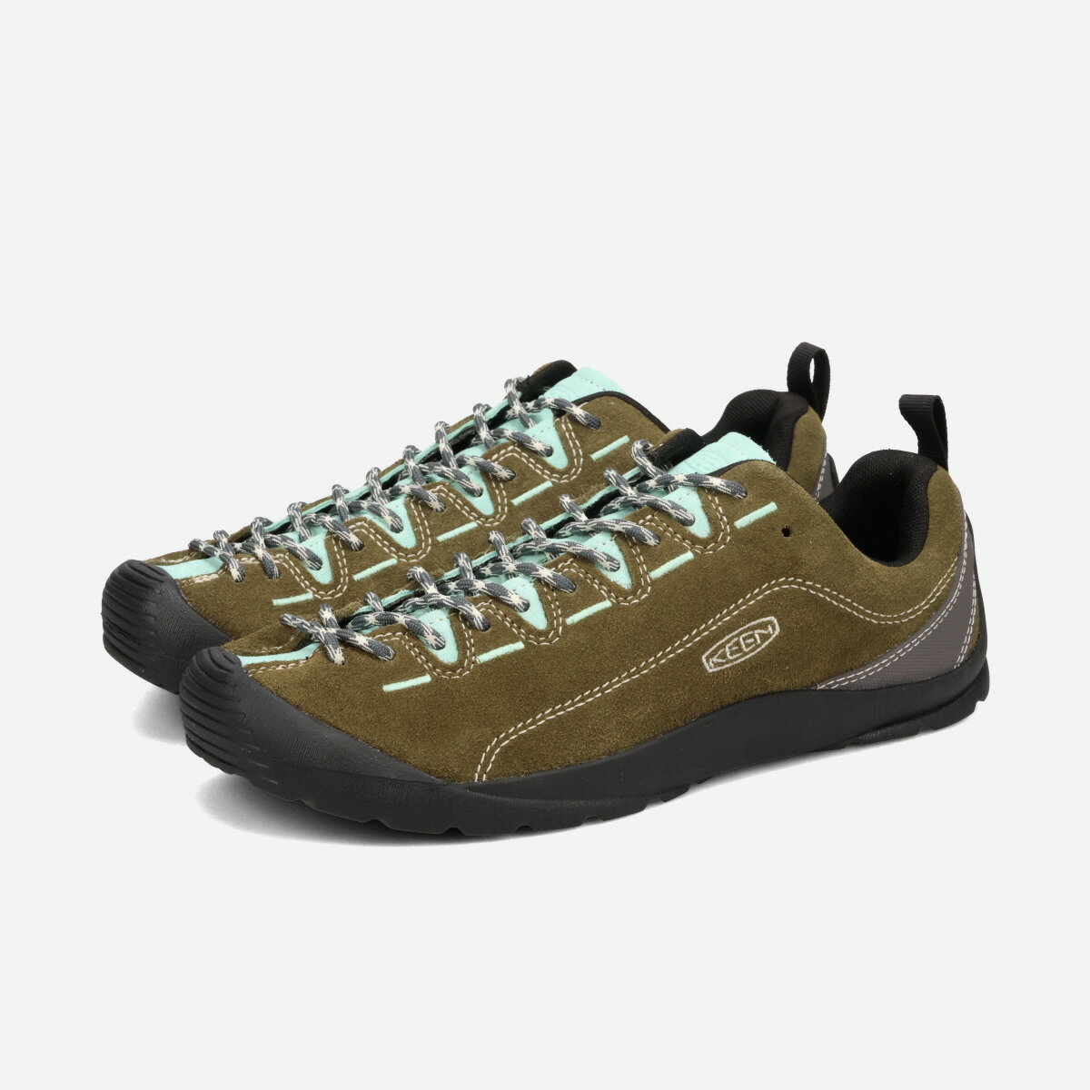 KEEN JASPER キーン ジャスパー メンズ スニーカー ローカット DARK OLIVE/CABBAGE カーキグリーン 1031708