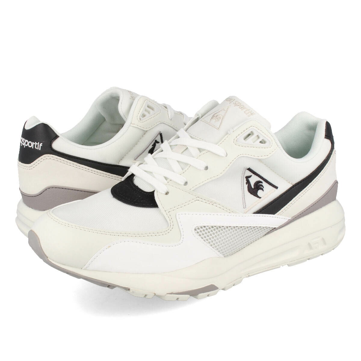 【プライスダウン】 15時迄のご注文で即日発送可 le coq sportif LCS R800 Z1 ルコック スポルティフ LCS R 800 Z1 IVORY/BLACK QL1TJC15IB