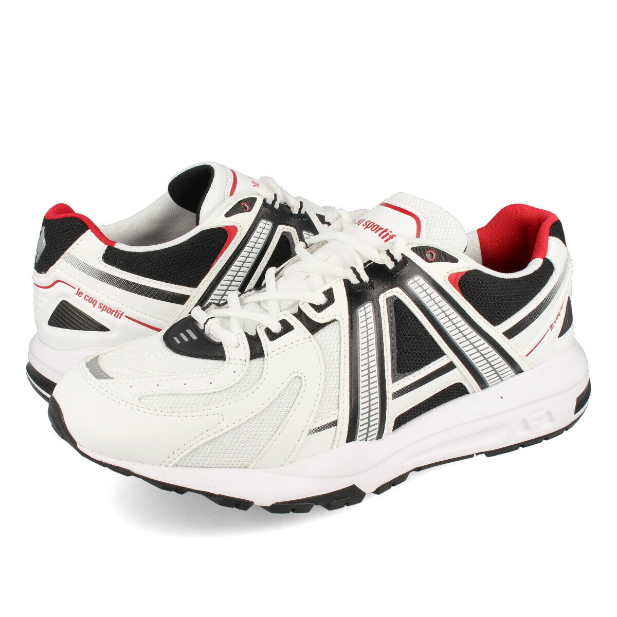 【プライスダウン】 15時迄のご注文で即日発送可 le coq sportif LCS R730 ルコック スポルティフ LCS R 730 BLACK/WHITE QL1TJC28BW