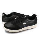  15時迄のご注文で即日発送可 le coq sportif LCS GRAND EST CL ルコック スポルティフ LCS グラン エスト CL メンズ ローカット BLACK/WHITE ブラック ql1wjc63bw