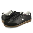 15時迄のご注文で即日発送可 le coq sportif LCS GARE II ルコック スポルティフ LCS ガレ II メンズ スニーカー ローカット BLACK/WHITE ブラック QL1XJC12BW