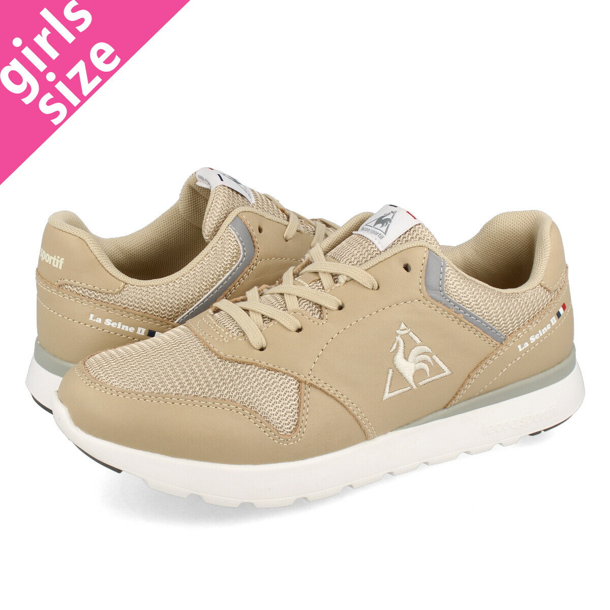 ڤ㤤ʪޥ饽SALE 15Τʸ¨ȯ le coq sportif LA SEINE II WIDE ECL FEMININ 륳å ݥƥ LA  2 磻 ECL BEIGE QL3TJC00BG