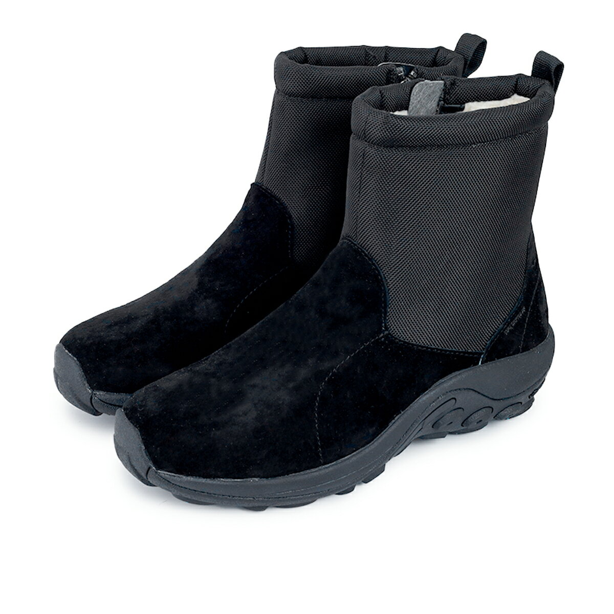 【楽天スーパーSALE】 15時迄のご注文で即日発送可 MERRELL JUNGLE MID ZIP POLAR WATERPROOF ICE+ メレル ジャングル ミッド ジップ ポーラー ウォータープルーフ アイスプラス メンズ レディース ブーツ BLACK ブラック j003437