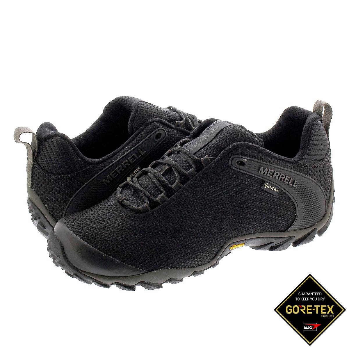  15時迄のご注文で即日発送可 MERRELL CHAMELEON 8 STORM GORE-TEX メレル カメレオン 8 ストーム ゴアテックス BLACK j033103