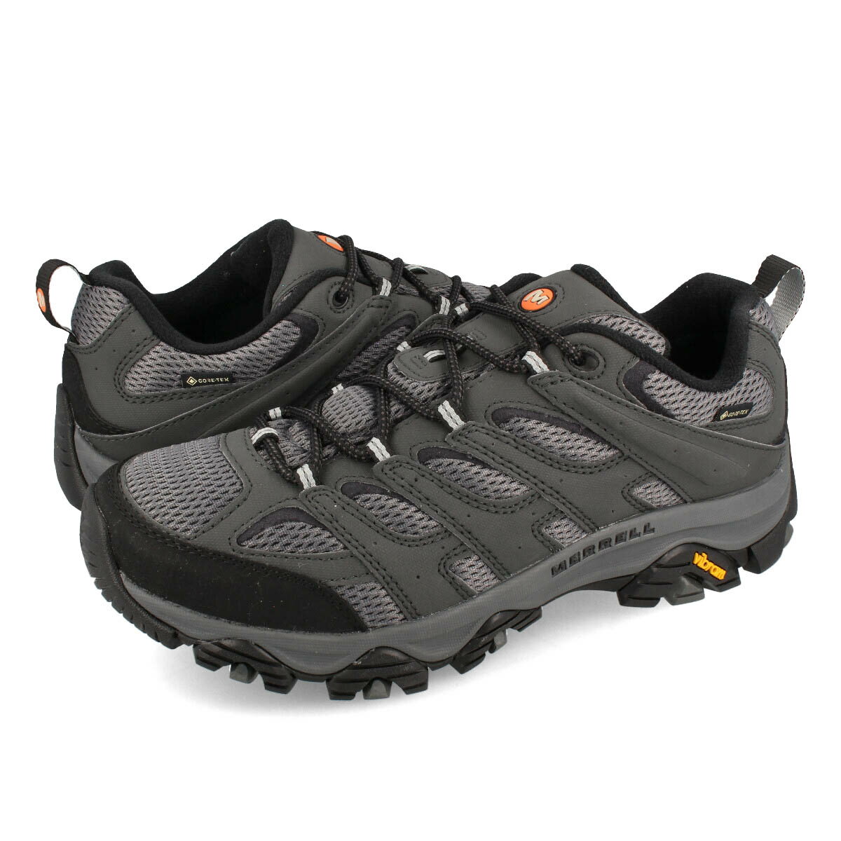 15時迄のご注文で即日発送可 MERRELL MOAB 3 SYNTHETIC GORE-TEX M 【WIDE WIDTH】 メレル モアブ 3 シンセティック ゴアテックス メンズ ローカット 防水 GRANITE グラナイト 灰色 J500243W