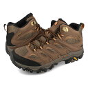 15時迄のご注文で即日発送可 MERRELL MOAB 3 SYNTHETIC MID GORE-TEX WIDE WIDTH メレル モアブ 3 シンセティック ミッド ゴアテックス ワイド ワイズ メンズ スニーカー ミッドカット EARTH ブラウン j500253w