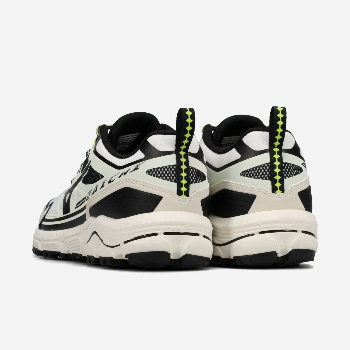 MIZUNO WAVE DAICHI LS ミズノ ウエーブ ダイチ LS メンズ スニーカー ローカット LIGHT BEIGE/BLACK/LIME YELLOW ベージュ D1GA261002