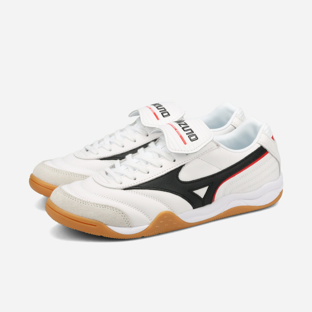 【6月6日(土)発売】 MIZUNO MORELIA LS ミズノ モレリア LS メンズ スニーカー ローカット WHITE/BLACK/RED ホワイト D1GA265302