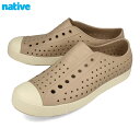 15̂ő native shoes JEFFERSON lCeBu V[Y WFt@[\ Y fB[X Xj[J[ [Jbg FLAX TAN/BONE WHITE x[W 11111500-2162