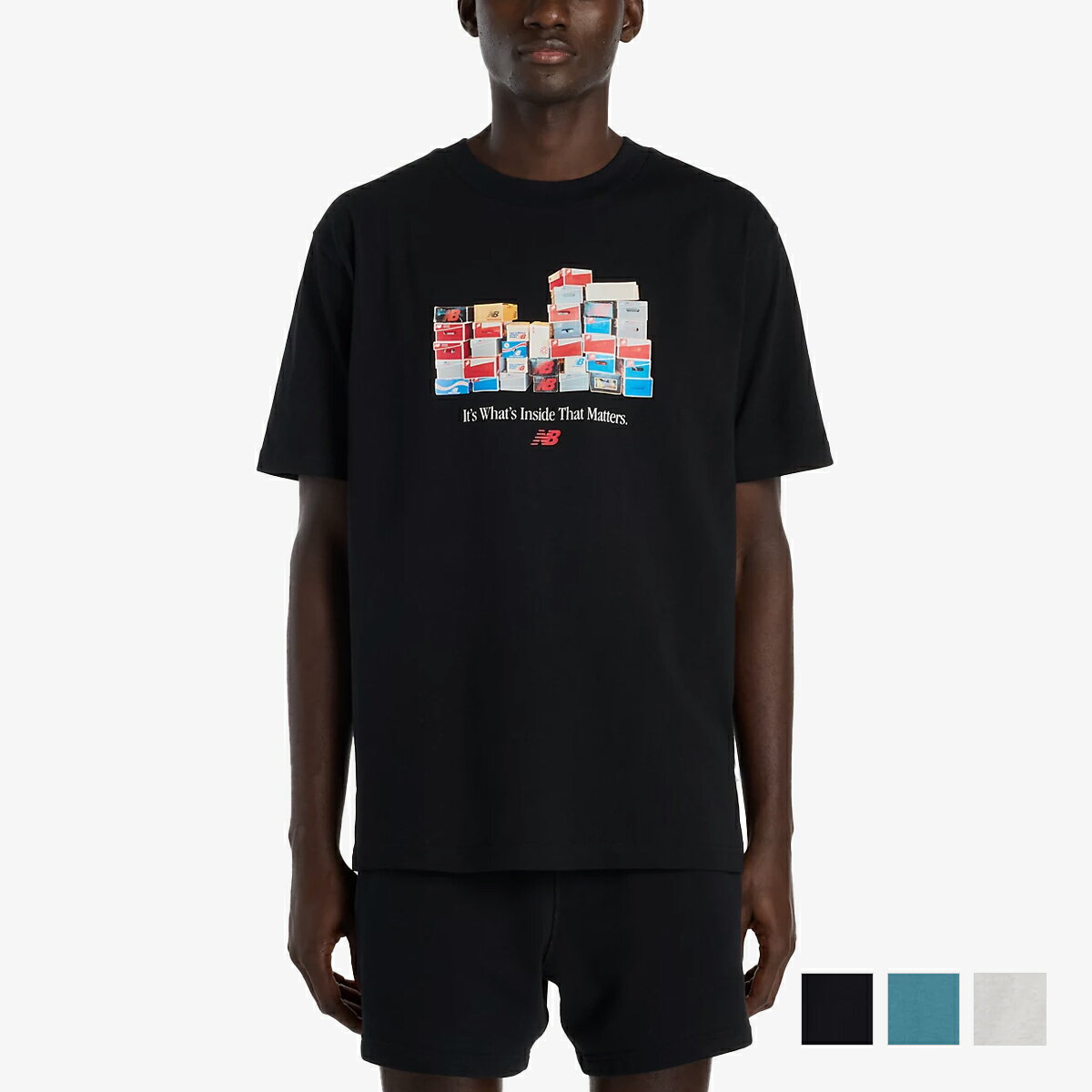 Rakuten - NEW BALANCE BOX T-SHIRT ニューバランス ボックス Tシャツ メンズ レディース 半袖Tシャツ MT61H0DX